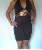 Vestido marrom