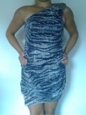 Vestido cinza M